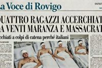 Accerchiati da venti maranza e picchiati a colpi di catena