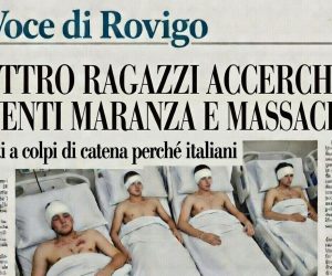 Accerchiati da venti maranza e picchiati a colpi di catena