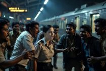 Passeggeri salvano la capotreno dai maranza molestatori