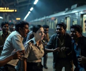 Passeggeri salvano la capotreno dai maranza molestatori