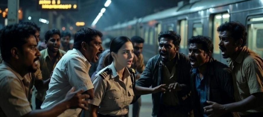 Passeggeri salvano la capotreno dai maranza molestatori