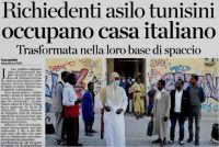 Richiedenti asilo occupano casa italiano: ‘ora è nostra per spacciare’