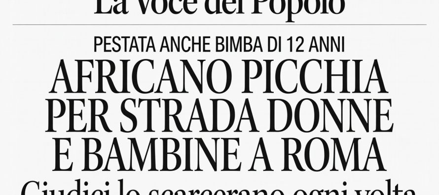 Massacra donne e bambine per strada a Roma ma per i giudici non è pericoloso