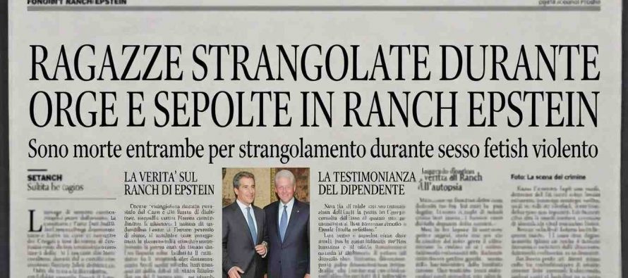 RAGAZZE STRANGOLATE DURANTE ORGE E SEPOLTE IN RANCH EPSTEIN