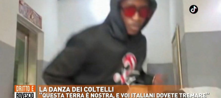 La danza dei coltelli:”Questa terra è nostra, voi italiani dovete tremare”