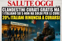 Clandestini curati gratis, 1 italiano su 5 no perché non ha soldi