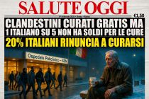 Clandestini curati gratis, 1 italiano su 5 no perché non ha soldi