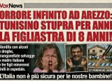Stupra la figlia di 8 anni della compagna italiana