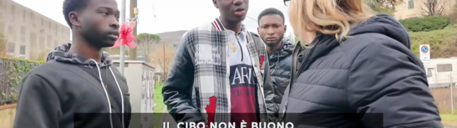 Ospiti centro accoglienza confermano: cibo italiano no buono lo buttiamo