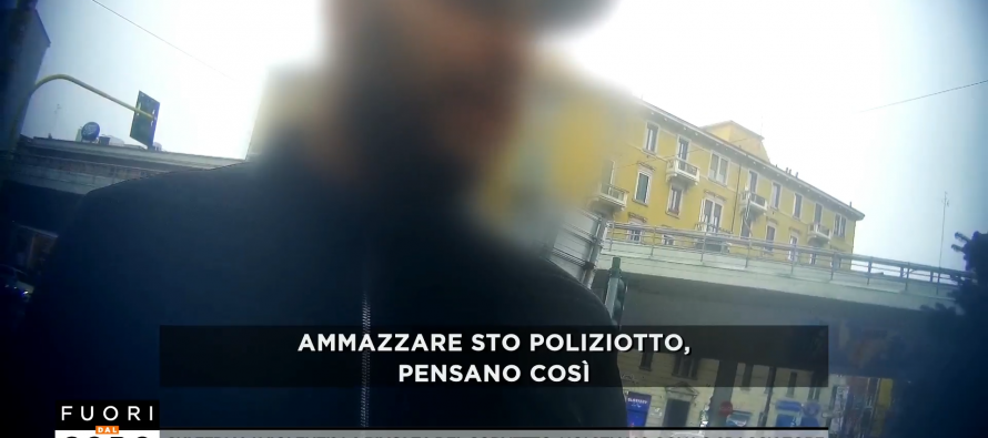 Il quartiere islamico di Milano vuole uccidere il poliziotto italiano