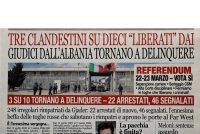 87 clandestini riportati dai giudici in Italia dall’Albania già ri-arrestati