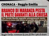 Prete pestato da branco di maranza davanti alla parrocchia