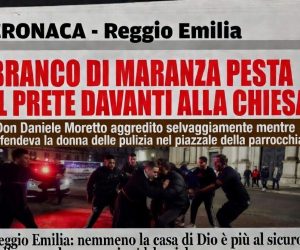 Prete pestato da branco di maranza davanti alla parrocchia