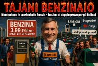 Forza Italia vuole farci pagare benzina il doppio. Tajani: sanzioni a Mosca devono restare