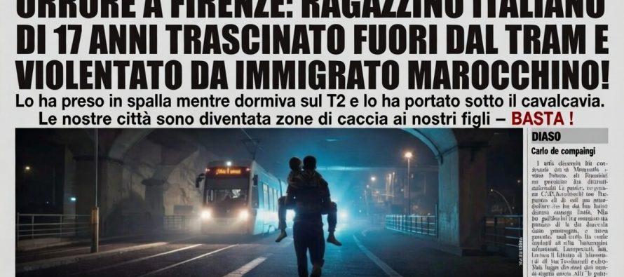 SE TI TROVANO SVENUTO SUL TRAM TI PORTANO VIA E VIOLENTANO