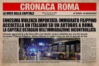 Italiano accoltellato sul bus a Roma: è grave