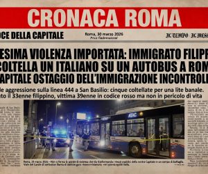 Italiano accoltellato sul bus a Roma: è grave