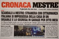 Occupa casa di un disabile italiano e lo segrega nel garage