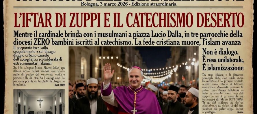 Nel cuore di Bologna dell’islamico Zuppi nessun bambino si iscrive al Catechismo