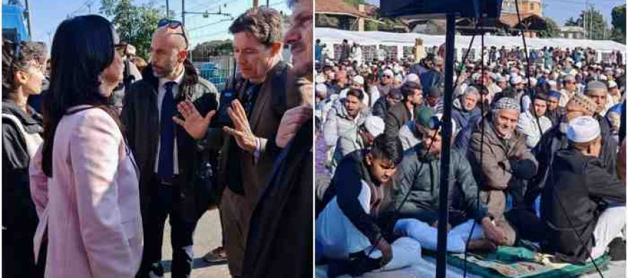 DIGOS tiene lontana donna da moschea per non turbare i musulmani a Mestre