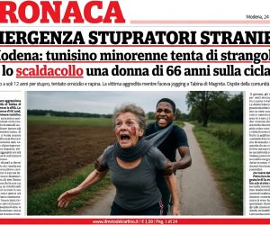 La stupra e poi la trascina via con una corda al collo per ucciderla