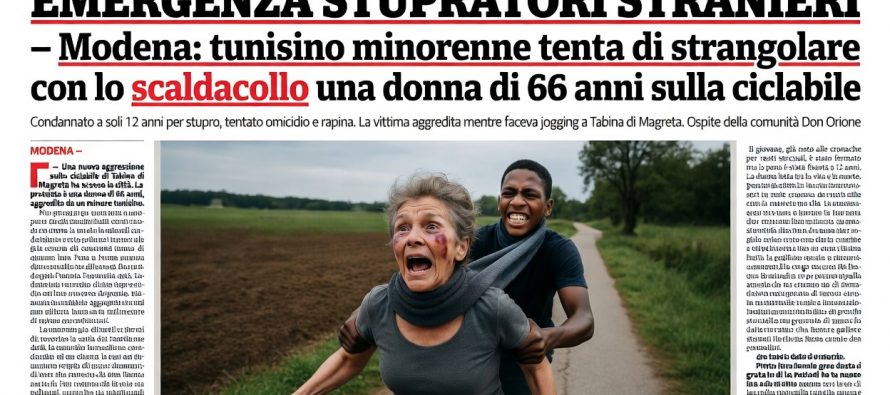 La stupra e poi la trascina via con una corda al collo per ucciderla