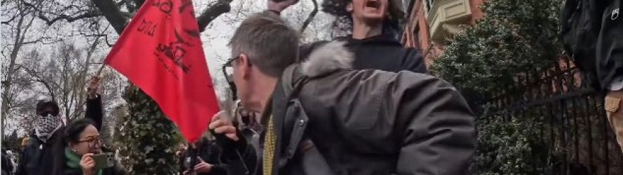 New York: sostenitore sindaco islamico lancia bomba contro la protesta anti-Islam