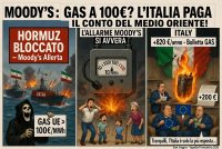 Moody’s: con interruzione prolungata Hormuz gas europeo oltre i 100 euro