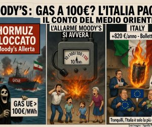 Moody’s: con interruzione prolungata Hormuz gas europeo oltre i 100 euro
