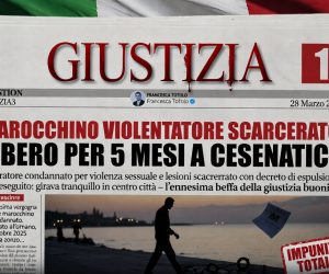 Trovano stupratore clandestino e non lo arrestano