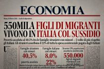 550mila figli di migranti vivono in Italia coi sussidi