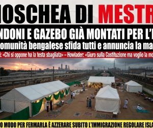 L’islamico di Meloni costruisce moschea provvisoria per il ramadan a Venezia