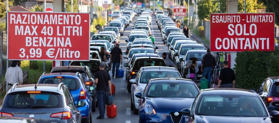 Benzina razionata in Europa, inizia al confine italiano