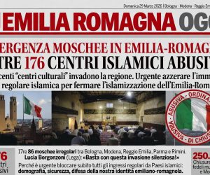 Emilia Romagna islamica: 176 moschee abusive difese dalla sinistra