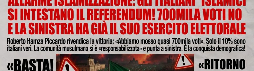 Islamici si intestano la vittoria del “No”: “Nostri 700mila voti”