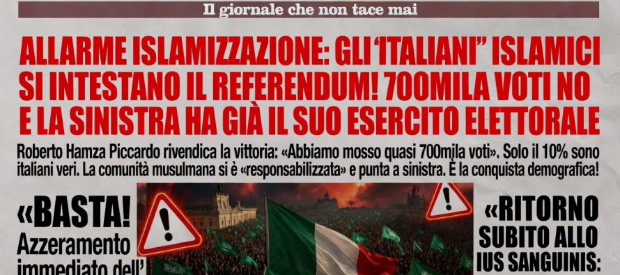 Islamici si intestano la vittoria del “No”: “Nostri 700mila voti”