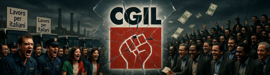 Crollano iscritti italiani a CGIL che fa cassa con gli immigrati