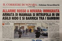 Migrante con mannaia assalta asilo pieno di bambini italiani