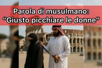 Parola di musulmano: “Giusto picchiare le donne”