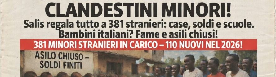 Genova, Comune regala i soldi degli italiani ai minori stranieri