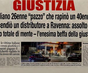 Appicca incendio per bruciare italiani ma è assolto per ‘vizio di mente’