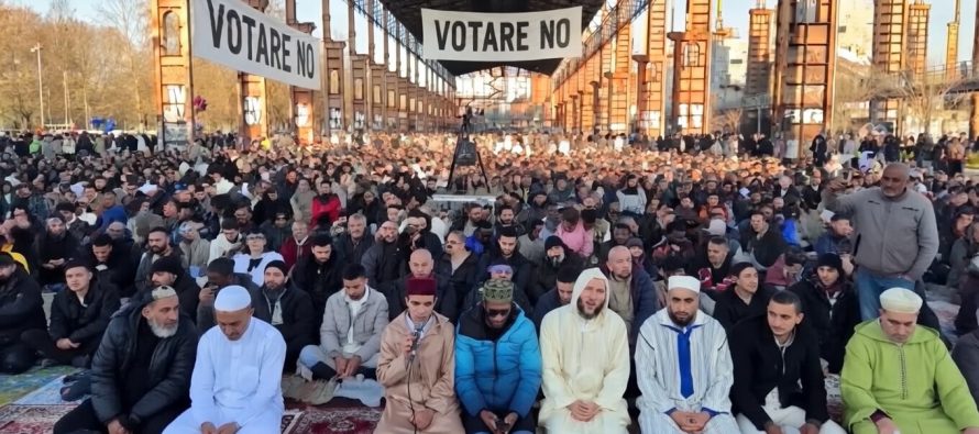 Torino islamica: 30mila musulmani chiudono la piazza per il Ramadan