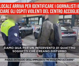 Italiano ostaggio immigrati ma la polizia locale caccia i giornalisti