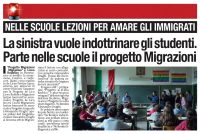 NELLE SCUOLE LEZIONI PER AMARE GLI IMMIGRATI
