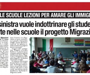 NELLE SCUOLE LEZIONI PER AMARE GLI IMMIGRATI