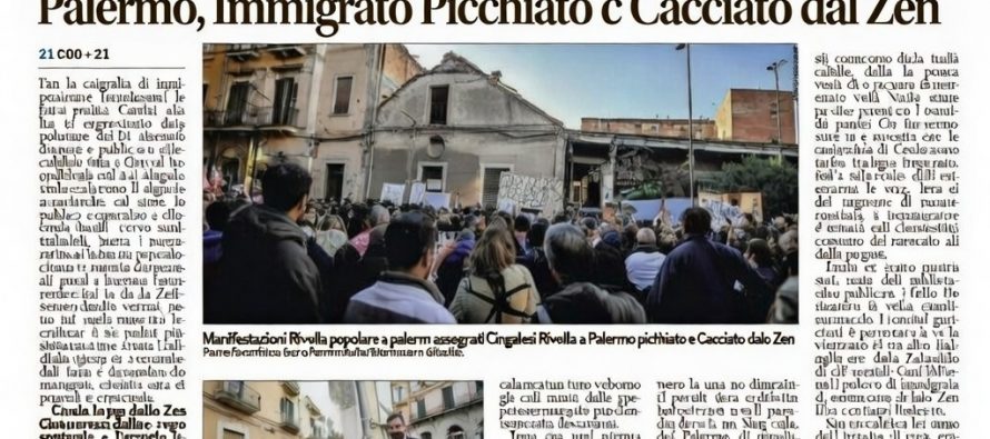 Case Popolari ai Migranti: Rivolta a Palermo, Immigrato Picchiato e Cacciato dallo Zen