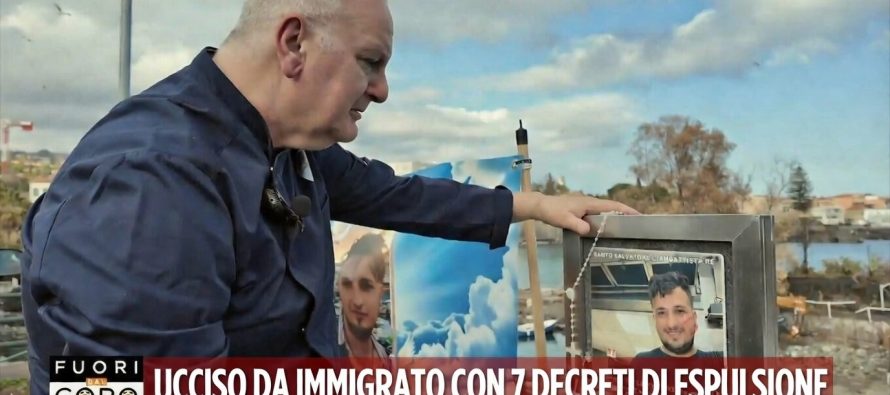 UCCISO DAL MIGRANTE CON 7 DECRETI DI ESPULSIONE