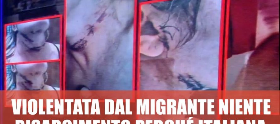 VIOLENTATA E SFREGIATA DA CHI NON DOVEVA ESSERE IN ITALIA