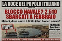 BLOCCO NAVALE: tre sbarchi in tre giorni, l’invasione continua