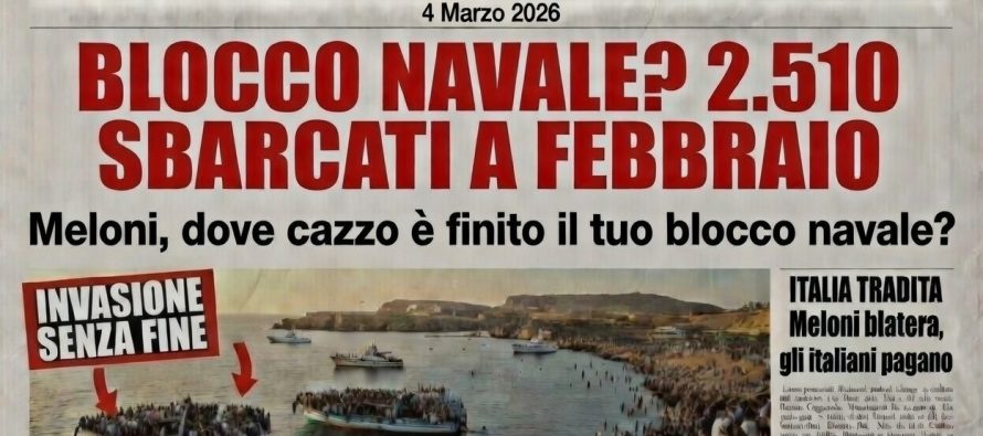 BLOCCO NAVALE: tre sbarchi in tre giorni, l’invasione continua